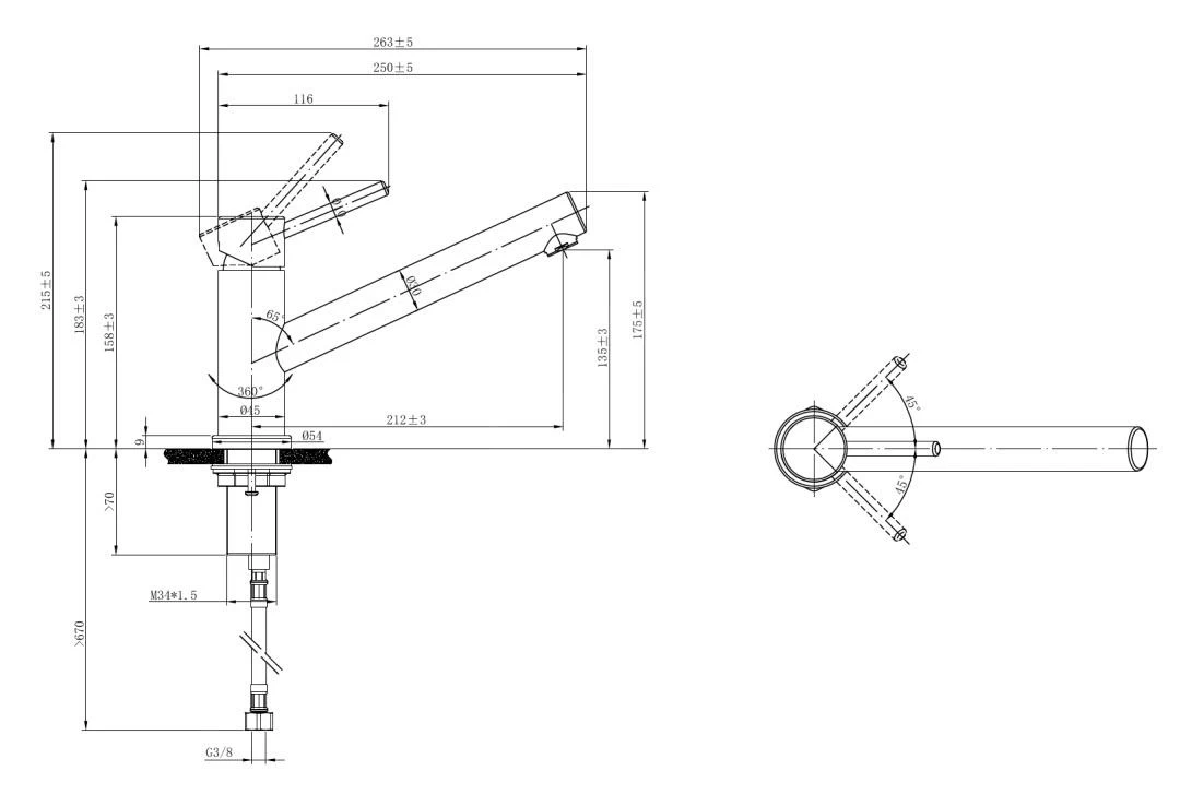 Villeroy & Boch Como - Keukenkraan, Neerklapbaar Onder Raam, Rvs 925700LC 4 Villeroy & Boch Como - Keukenkraan, Neerklapbaar Onder Raam, Rvs 925700LC - Afbeelding 2