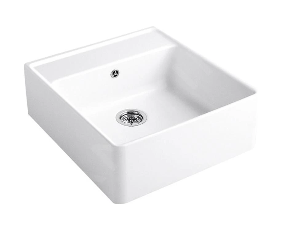 Villeroy & Boch Spoelbakken - Keramische Spoelbak 630x595 Mm Incl. Afvoergarnituur, CeramicPlus, Alpine Wit 632061R1 3 Villeroy & Boch Spoelbakken - Keramische Spoelbak 630x595 Mm Incl. Afvoergarnituur, CeramicPlus, Alpine Wit 632061R1