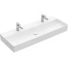 Villeroy & Boch Memento 2.0 - Dubbele Meubelwastafel 1200x470 Mm, Zonder Overloop, 2 Kraangaten, CeramicPlus, Alpine Wit 4A22CGR1 1 Villeroy & Boch Memento 2.0 - Dubbele Meubelwastafel 1200x470 Mm, Zonder Overloop, 2 Kraangaten, CeramicPlus, Alpine Wit 4A22CGR1 -Modern Badkamer Verkoop 7922d4982e467086449a6f8b 1