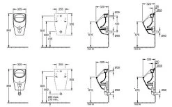 Villeroy & Boch O.novo - Urinoir, 335x560x320 Mm, Alpine Wit 75230001 -Modern Badkamer Verkoop 7ac5c7e8dc718a7de584b89f 1