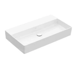 Villeroy & Boch Memento 2.0 - Wastafel 800x470 Mm, Zonder Overloop, Zonder Kraangat, Alpine Wit 4A228301