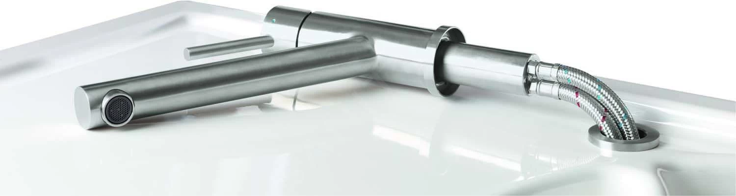 Villeroy & Boch Como - Keukenkraan, Neerklapbaar Onder Raam, Rvs 925700LC 8 Villeroy & Boch Como - Keukenkraan, Neerklapbaar Onder Raam, Rvs 925700LC - Afbeelding 6