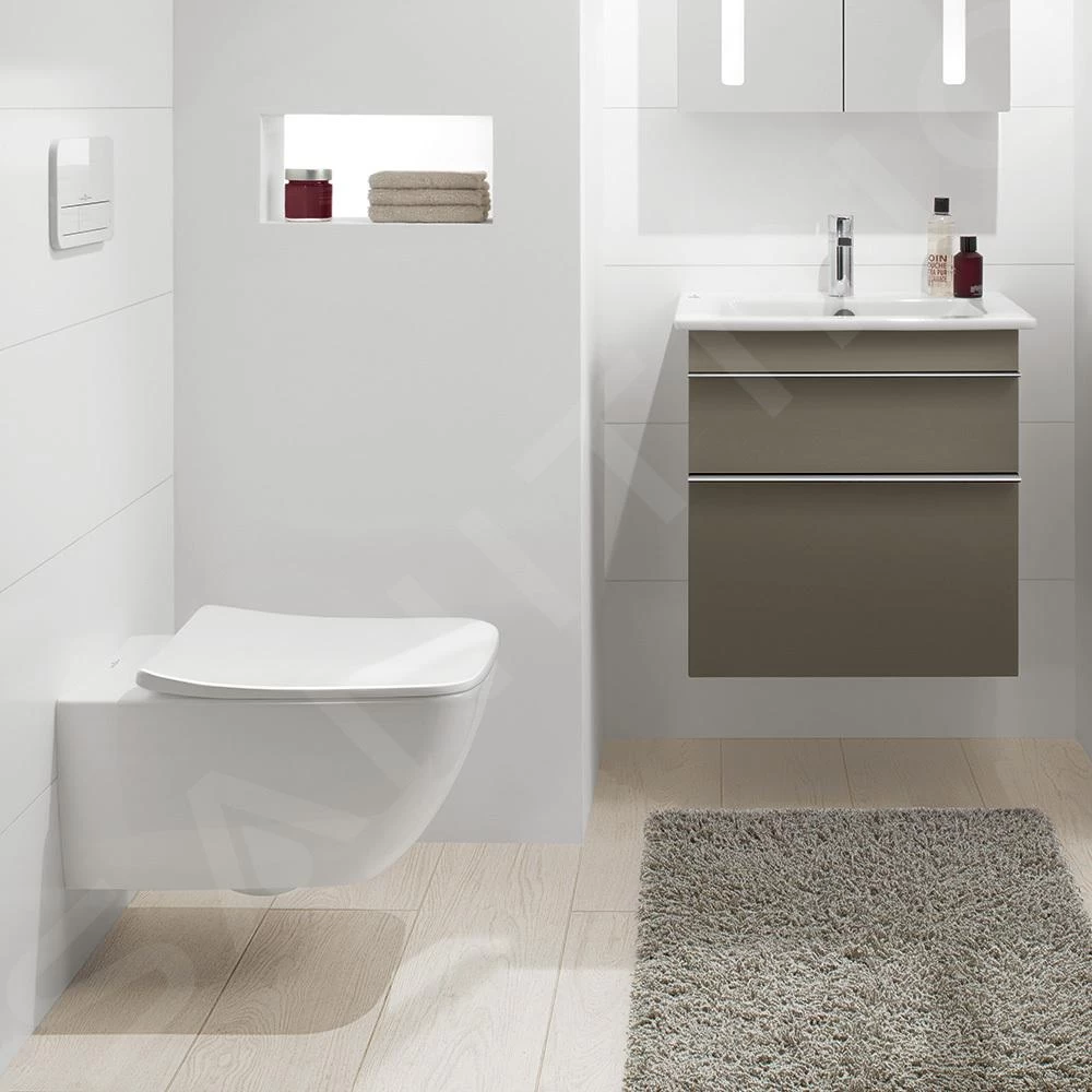 Villeroy & Boch Venticello - WC Bril Met Deksel, Wit 9M79S101 6 Villeroy & Boch Venticello - WC Bril Met Deksel, Wit 9M79S101 - Afbeelding 4