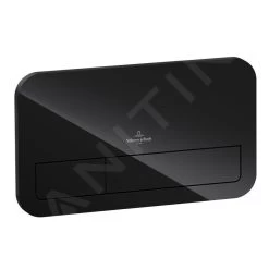 Villeroy & Boch ViConnect - WC-bedieningsplaat 200G, 2 Spoelvolumes, Glanzend Zwart 922400RB