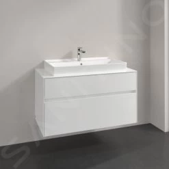 Villeroy & Boch Collaro - Wastafelonderkast, 1000x548x500 Mm, 2 Laden, Glossy White C02000DH -Modern Badkamer Verkoop 913b076f71e45f036419006e