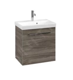 Villeroy & Boch Avento - Wastafelonderkast, 530x514x352 Mm, 1 Deur, Stone Oak A88800RK