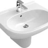 Villeroy & Boch O.novo - Wastafel 600x490 Mm, Met Overloop, Met Kraangat, Alpine Wit 51606001 -Modern Badkamer Verkoop 9b09825b044e5bd08652f068