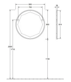 Villeroy & Boch Antheus - Spiegel Houten Frame, Diameter 850 Mm, Zwart B30500PW 8 Villeroy & Boch Antheus - Spiegel Houten Frame, Diameter 850 Mm, Zwart B30500PW -Modern Badkamer Verkoop a590c417bcf9af7eac7bb80a 1