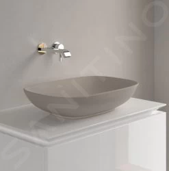 Villeroy & Boch Loop&Friends - Opzetwastafel, 620x420 Mm, Met Overloop, CeramicPlus, Almond 4A5000AM -Modern Badkamer Verkoop a7c0e54623566bd50ffcc562