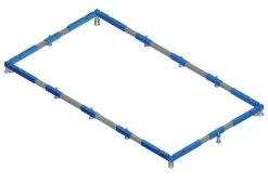 Villeroy & Boch Toebehoren - ViFrame Montageframe, Voor Kleinformaat Douchebakken (tot 1000 X 1000) Van Quaryl U91412300