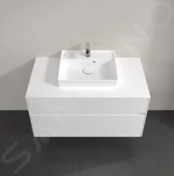 Villeroy & Boch Collaro - Wastafelonderkast, 1000x548x500 Mm, 2 Laden, Glossy White C01600DH -Modern Badkamer Verkoop af36b1813f9da4772c34cd46