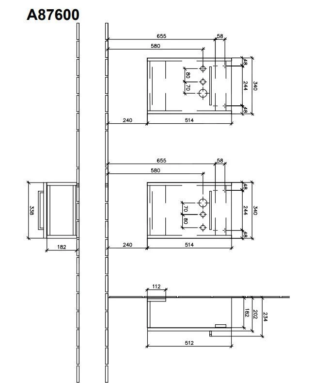 Villeroy & Boch Avento - Wastafelonderkast, 340x514x202 Mm, 1 Deur, Oak Kansas A87600RH 4 Villeroy & Boch Avento - Wastafelonderkast, 340x514x202 Mm, 1 Deur, Oak Kansas A87600RH - Afbeelding 2