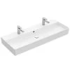 Villeroy & Boch Memento 2.0 - Dubbele Wastafel 1200x470 Mm, Met Overloop, 2 Kraangaten, Alpine Wit 4A22C401 1 Villeroy & Boch Memento 2.0 - Dubbele Wastafel 1200x470 Mm, Met Overloop, 2 Kraangaten, Alpine Wit 4A22C401 -Modern Badkamer Verkoop b2a91ccc97ed7e08487d38c7 1
