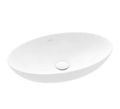 Villeroy & Boch Loop&Friends - Opzetwastafel, 560x380 Mm, Zonder Overloop, CeramicPlus, Alpine Wit 4A4701R1