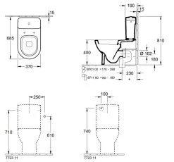 Villeroy & Boch Subway - Staande Toiletpot, Vario Afvoer, Alpine Wit 66101001 7 Villeroy & Boch Subway - Staande Toiletpot, Vario Afvoer, Alpine Wit 66101001 -Modern Badkamer Verkoop b3fc317d3eafcf57ea87923d