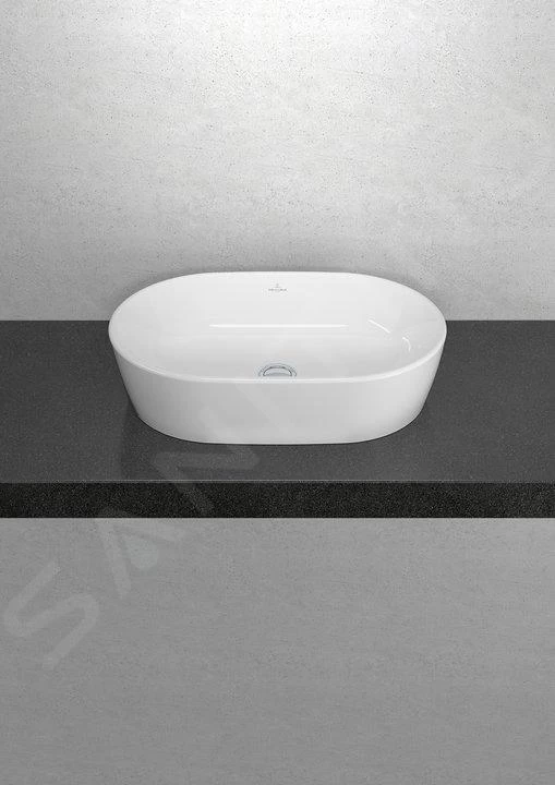 Villeroy & Boch Architectura - Opzetwastafel, 600x400 Mm, Met Overloop, Alpine Wit 5A266001 6 Villeroy & Boch Architectura - Opzetwastafel, 600x400 Mm, Met Overloop, Alpine Wit 5A266001 - Afbeelding 4