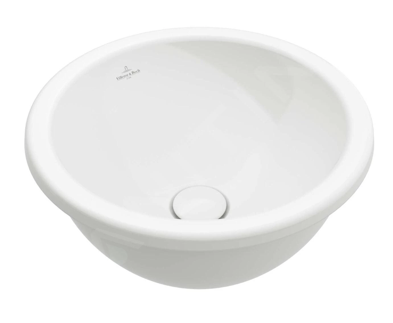 Villeroy & Boch Loop&Friends - Onderbouw Wastafel, Diameter 450 Mm, Zonder Overloop, Alpine Wit 4A600101 3 Villeroy & Boch Loop&Friends - Onderbouw Wastafel, Diameter 450 Mm, Zonder Overloop, Alpine Wit 4A600101