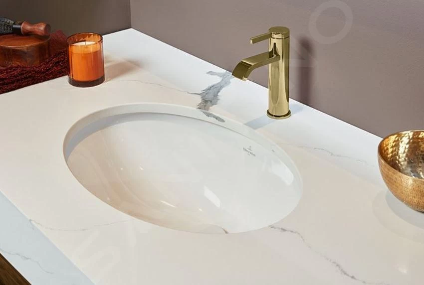 Villeroy & Boch Evana - Inbouw Wastafel Zonder Kraangat, 500x350 Mm, Met Ceramicplus 614700R1 5 Villeroy & Boch Evana - Inbouw Wastafel Zonder Kraangat, 500x350 Mm, Met Ceramicplus 614700R1 - Afbeelding 3