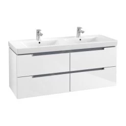 Villeroy & Boch Subway 2.0 - Wastafelkast, 1287x520x449 Mm, Glossy White A69900DH
