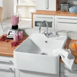 Villeroy & Boch Spoelbakken - Keramische Spoelbak 630x595 Mm Incl. Afvoergarnituur, CeramicPlus, Alpine Wit 632062R1 -Modern Badkamer Verkoop c103cb8b9a54814b8a4e14b6