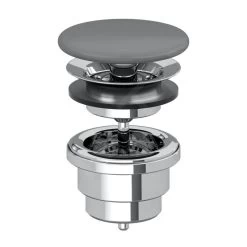 Villeroy & Boch Toebehoren - Niet-afsluitbaar Afvoerventiel, Grafiet 680800i4