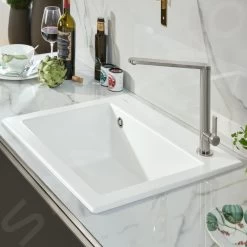 Villeroy & Boch Subway 60 - Keramische Spoelbak 60x51 Cm, CeramicPlus, Snow White 330901KG -Modern Badkamer Verkoop ca475a88f748eea2758d0b79 1