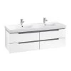 Villeroy & Boch Subway 2.0 - Wastafelkast, 1287x420x449 Mm, 4 Laden, Mat Wit A69200MS -Modern Badkamer Verkoop cb20d1514b4492e6ed199e55