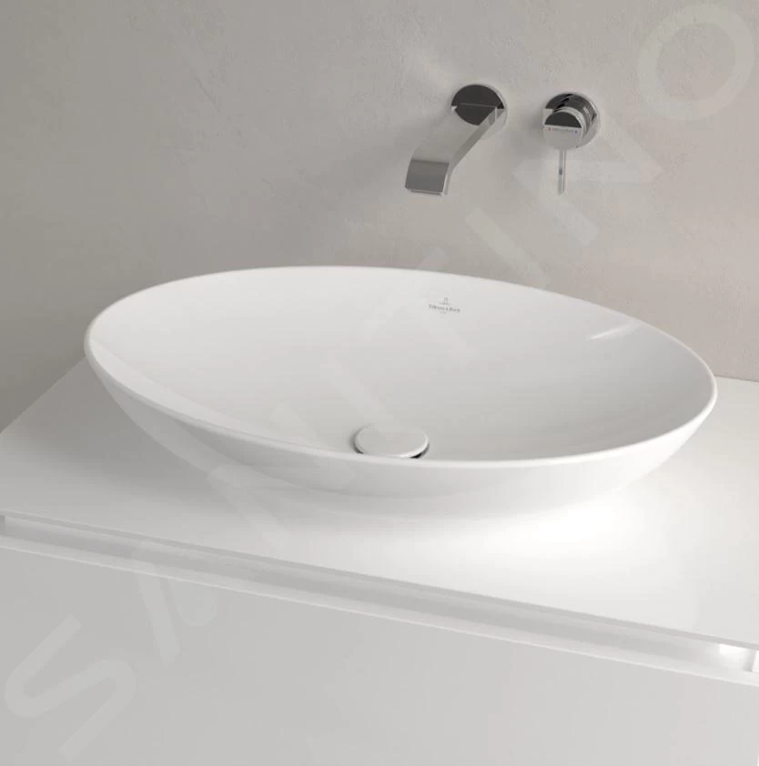 Villeroy & Boch Loop&Friends - Opzetwastafel, 620x420 Mm, Met Overloop, Alpine Wit 4A480001 7 Villeroy & Boch Loop&Friends - Opzetwastafel, 620x420 Mm, Met Overloop, Alpine Wit 4A480001 - Afbeelding 5