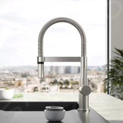 Villeroy & Boch Steel Expert Compact - Keukenkraan Met Flexibele Uitloop En Uittrekbare Sproeikop, Roestvrij Staal 927300LC -Modern Badkamer Verkoop cf10c760537d8d5a154527b0