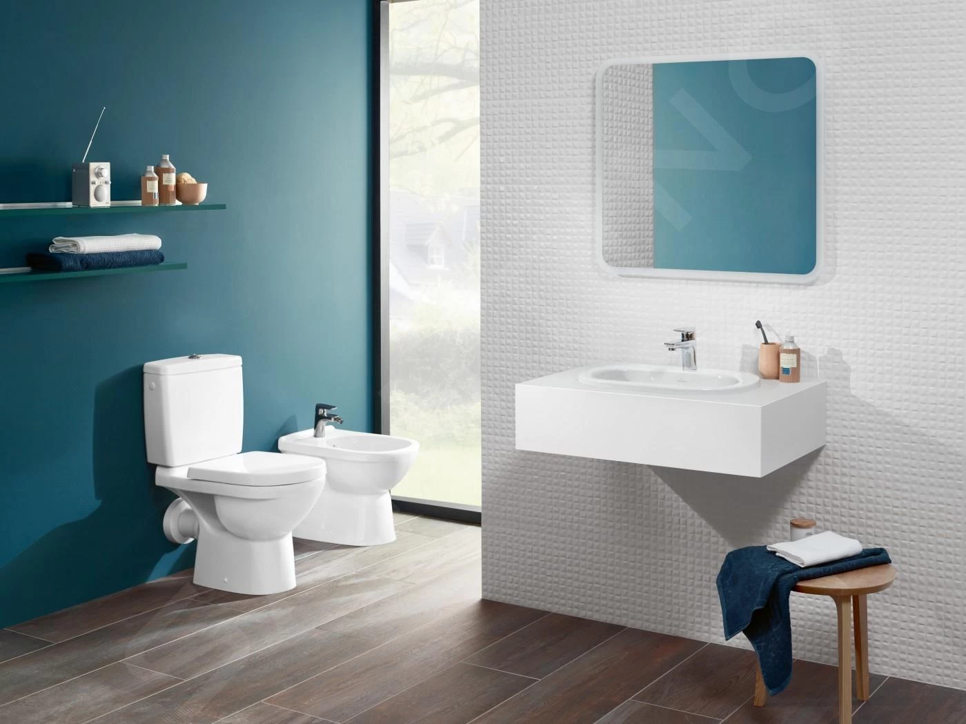 Villeroy & Boch O.novo - Staande Toiletpot, Afvoer Achteraan, CeramicPlus, Alpine Wit 566110R1 6 Villeroy & Boch O.novo - Staande Toiletpot, Afvoer Achteraan, CeramicPlus, Alpine Wit 566110R1 - Afbeelding 4