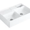 Villeroy & Boch Spoelbakken - Keramische Spoelbak 895x630 Mm Incl. Afvoergarnituur, CeramicPlus, Alpine Wit 632391R1 -Modern Badkamer Verkoop d694c8bcb949fec2042005c8