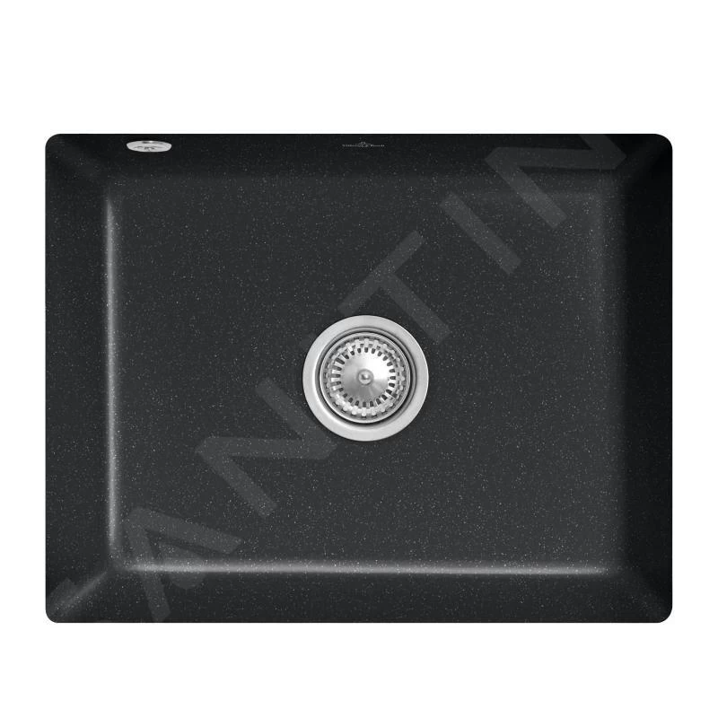 Villeroy & Boch Subway 60 - Keramische Spoelbak 55x44 Cm, CeramicPlus, Chromiet 331001J0 3 Villeroy & Boch Subway 60 - Keramische Spoelbak 55x44 Cm, CeramicPlus, Chromiet 331001J0