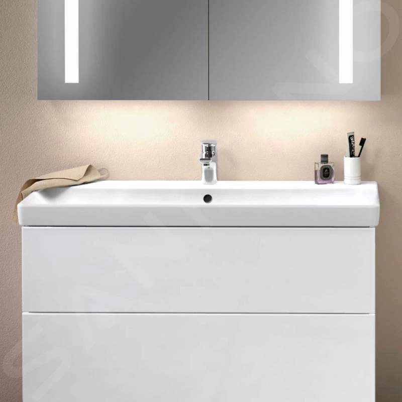 Villeroy & Boch Avento - Meubelwastafel 1000x470 Mm, Met Overloop, Met Kraangat, CeramicPlus, Stone White 4156A5RW 5 Villeroy & Boch Avento - Meubelwastafel 1000x470 Mm, Met Overloop, Met Kraangat, CeramicPlus, Stone White 4156A5RW - Afbeelding 3