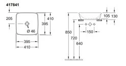 Villeroy & Boch Artis - Waskom Op Blad, 410x410, Ocean 417841BCW2 8 Villeroy & Boch Artis - Waskom Op Blad, 410x410, Ocean 417841BCW2 -Modern Badkamer Verkoop e17259bbd28b4dd2c7e56418