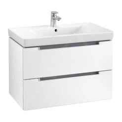 Villeroy & Boch Subway 2.0 - Wastafelkast, 787x520x449 Mm, 2 Laden, Mat Wit A69600MS