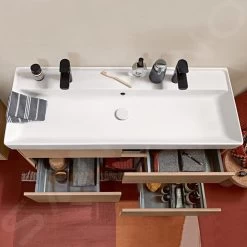 Villeroy & Boch Collaro - Meubelwastafel 1200x470 Mm, Met Overloop, 2 Kraangaten, Alpine Wit 4A33C401 -Modern Badkamer Verkoop e6bbc5f742118d3d31a15549