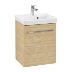 Villeroy & Boch Avento - Wastafelkast, 430x514x352 Mm, 1 Deur, Nordic Oak A88700VJ
