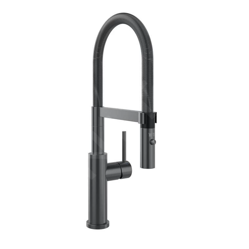 Villeroy & Boch Steel Expert 2.0 - Keukenkraan Met Flexibele Uitloop En Uittrekbare Sproeikop, Antraciet 92800005 3 Villeroy & Boch Steel Expert 2.0 - Keukenkraan Met Flexibele Uitloop En Uittrekbare Sproeikop, Antraciet 92800005