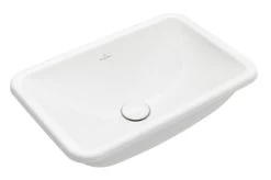 Villeroy & Boch Loop&Friends - Onderbouw Wastafel, 510x345 Mm, Zonder Overloop, CeramicPlus, Alpine Wit 4A6401R1