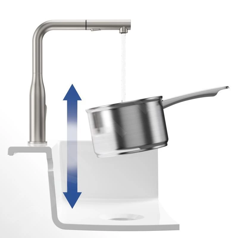 Villeroy & Boch Subway Style Shower - Keukenkraan Met Uittrekbare Sproeikop, Antraciet 92850005 5 Villeroy & Boch Subway Style Shower - Keukenkraan Met Uittrekbare Sproeikop, Antraciet 92850005 - Afbeelding 3