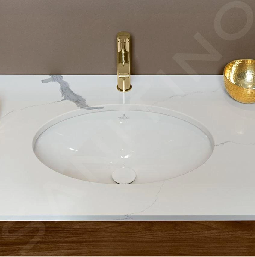 Villeroy & Boch Evana - Inbouw Wastafel Zonder Kraangat, 500x350 Mm, Met Ceramicplus 614700R1 6 Villeroy & Boch Evana - Inbouw Wastafel Zonder Kraangat, 500x350 Mm, Met Ceramicplus 614700R1 - Afbeelding 4