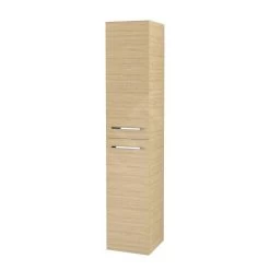 Villeroy & Boch Avento - Hoge Badkamerkast, 350x1760x372 Mm, 2 Deuren, Nordic Oak A89401VJ