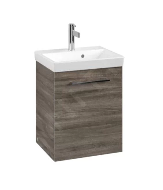 Villeroy & Boch Avento - Wastafelonderkast, 430x514x352 Mm, 1 Deur, Stone Oak A88700RK 3 Villeroy & Boch Avento - Wastafelonderkast, 430x514x352 Mm, 1 Deur, Stone Oak A88700RK