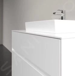 Villeroy & Boch Collaro - Wastafelonderkast, 800x548x500 Mm, 2 Laden, Glossy White C08000DH -Modern Badkamer Verkoop f6c8326d4454e3c6fd437cbd