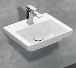 Villeroy & Boch Subway 3.0 - Fontein 500x400 Mm, Zonder Overloop, Met Kraangat, CeramicPlus, Stone White 437051RW 8 Villeroy & Boch Subway 3.0 - Fontein 500x400 Mm, Zonder Overloop, Met Kraangat, CeramicPlus, Stone White 437051RW -Modern Badkamer Verkoop f7444c58a0ff9700b7ffb5c6 1