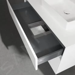 Villeroy & Boch Collaro - Wastafelonderkast, 1000x548x500 Mm, 2 Laden, Glossy White C01500DH -Modern Badkamer Verkoop f8b7a9f87e0d35763048557e 1