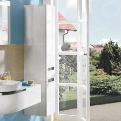 Villeroy & Boch Subway 2.0 - Hoge Badkamerkast, 1650x370x350 Mm, Glossy White A70800DH -Modern Badkamer Verkoop fc6bb8b1ee75b1949cf91a73
