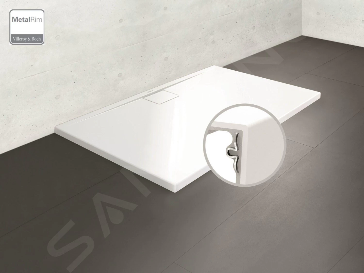 Villeroy & Boch Architectura MetalRim - Douchebak, 900x1200 Mm, Alpine Wit UDA1290ARA215V-01 8 Villeroy & Boch Architectura MetalRim - Douchebak, 900x1200 Mm, Alpine Wit UDA1290ARA215V-01 - Afbeelding 6