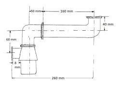 Villeroy & Boch Sifons - Speciaal Gevormde Sifon 87100000 -Modern Badkamer Verkoop fd070f09b2cef7abd65d03ab