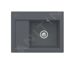 Villeroy & Boch Subway 45 - Keramische Spoelbak 65x51 Cm, CeramicPlus, Grafiet 331301i4